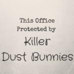 clean dust bunnies