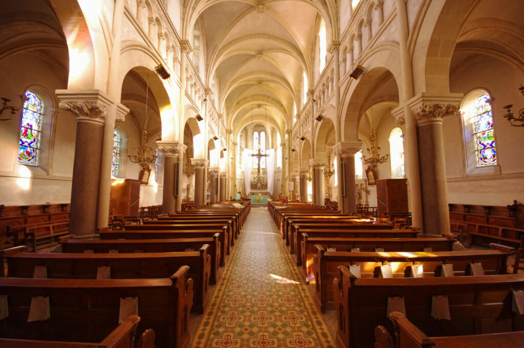 empty church