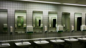 bathroom mirror