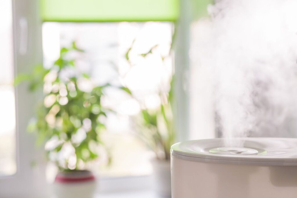 Image of an air purifier, relevant to improving indoor air quality by properly cleaning it