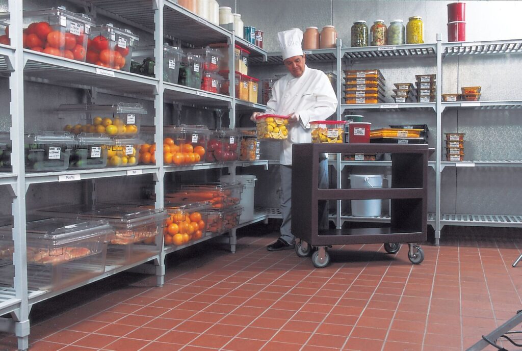 Image of a commercial freezer floor, in relation to its cleaning guide