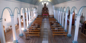 Church top view