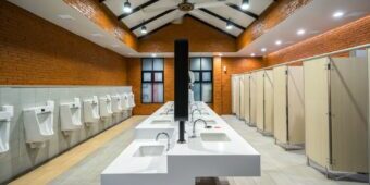 commercial bathroom